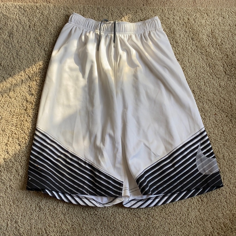Nike White DRI-FIT Shorts